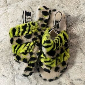 UGG Fluff Yeah Animalia Slippers Platform